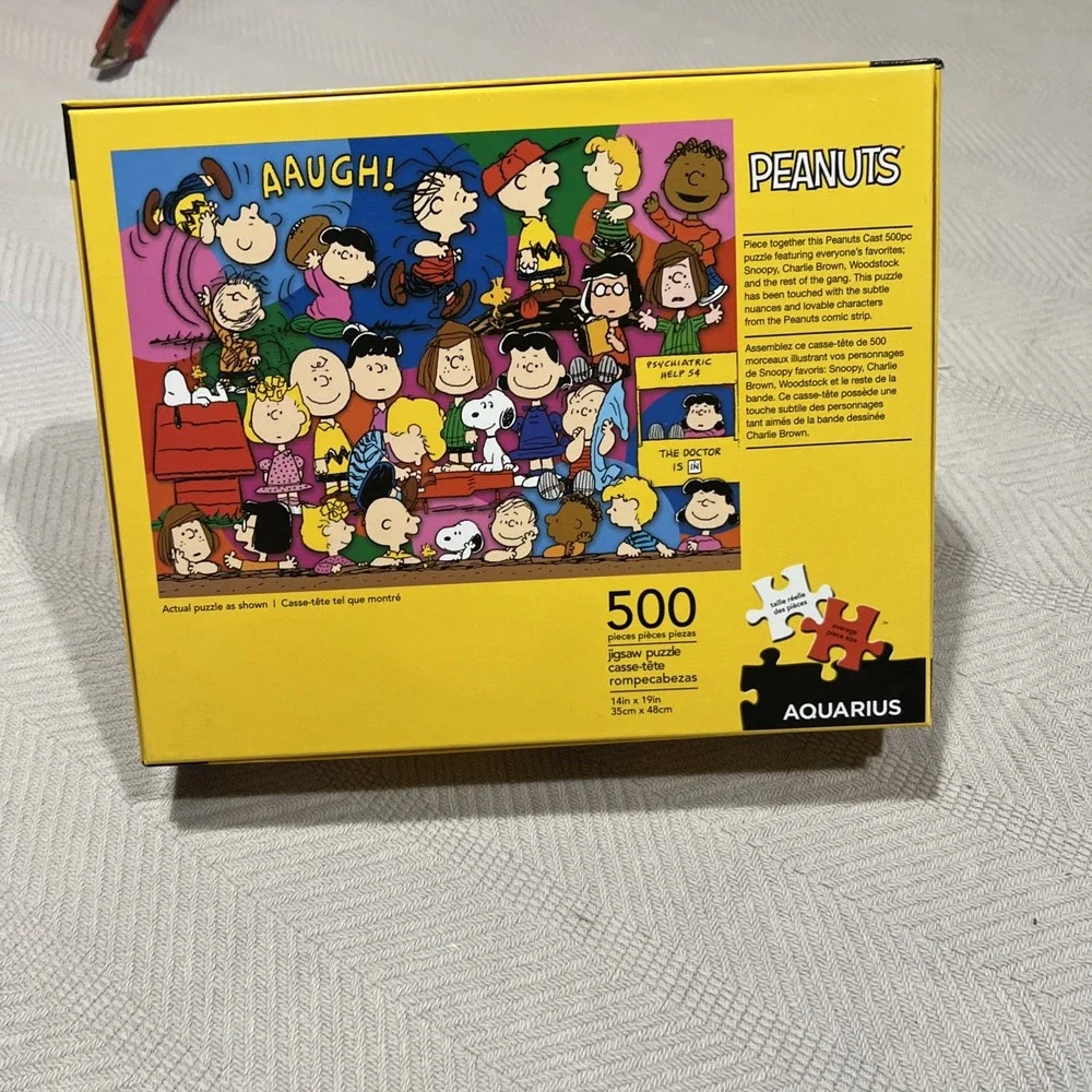 The PEANUTS GANG - 500 piece Jigsaw Puzzle -14 x 19